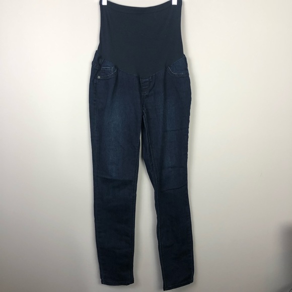 Indigo Blue Denim - Indigo Blue Skinny Maternity Jeans